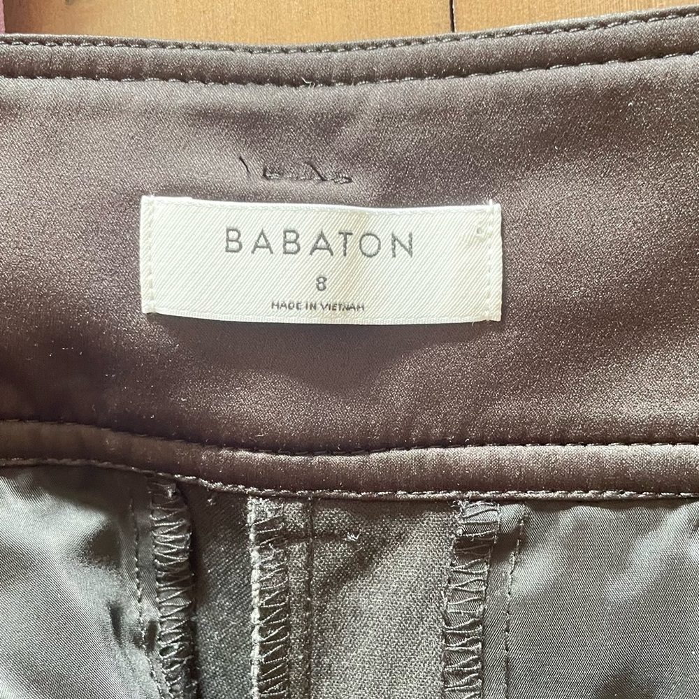 Babaton Black Command Leather Pants - image 5